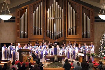 United Methodists sing Lessons and Carols