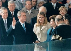 George W. Bush became the 43rd President of the United States in January 2001. Photo courtesy of White House Photo.