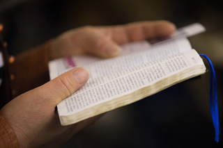 Scripture and prayer are wonderful ways to support our General Conference. Photo by Mike DuBose, United Methodist Communications.